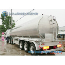 DOT Alumínio Oil Tanker Truck Trailer Costomed, 2 Eixos, 3 Eixos, 4 Eixos Tanque de Combustível Semi-reboque